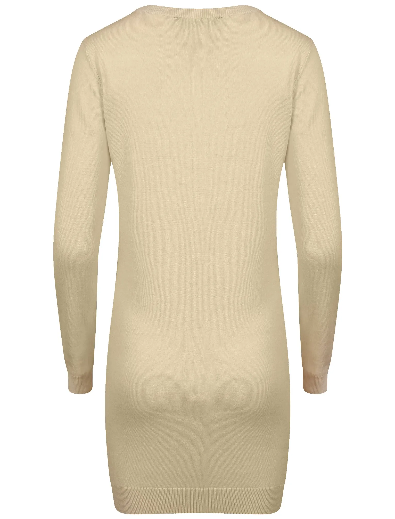 Amara Reya Laura Oat Grey Marl Jumper Dress