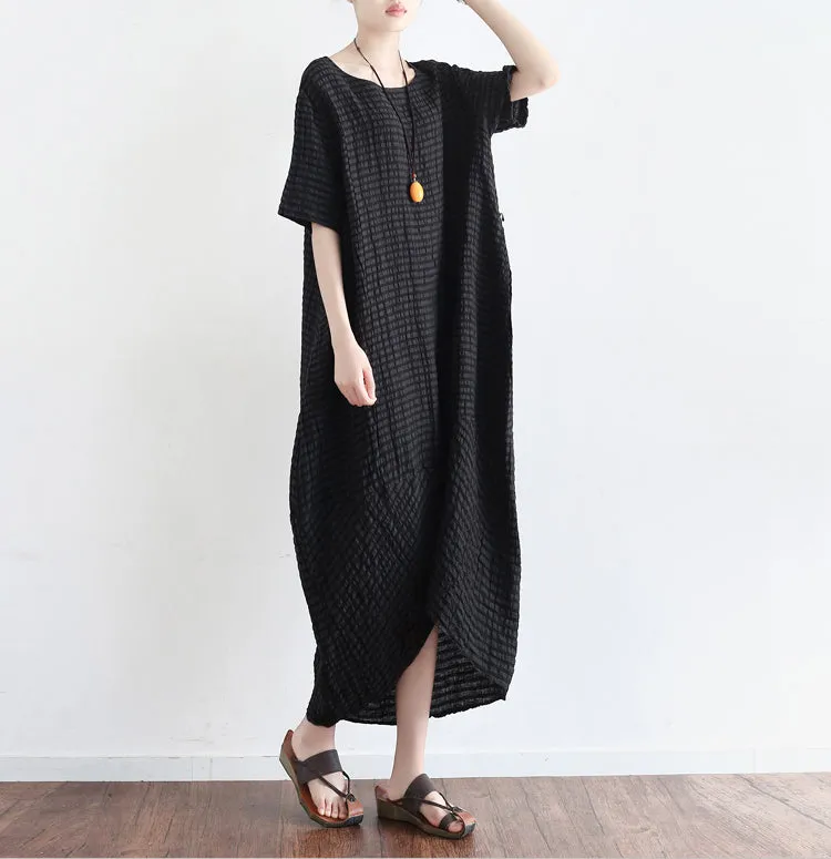 Black Women Dresses Casual Women Dresses loose Sumner Women Dresses AMT962217