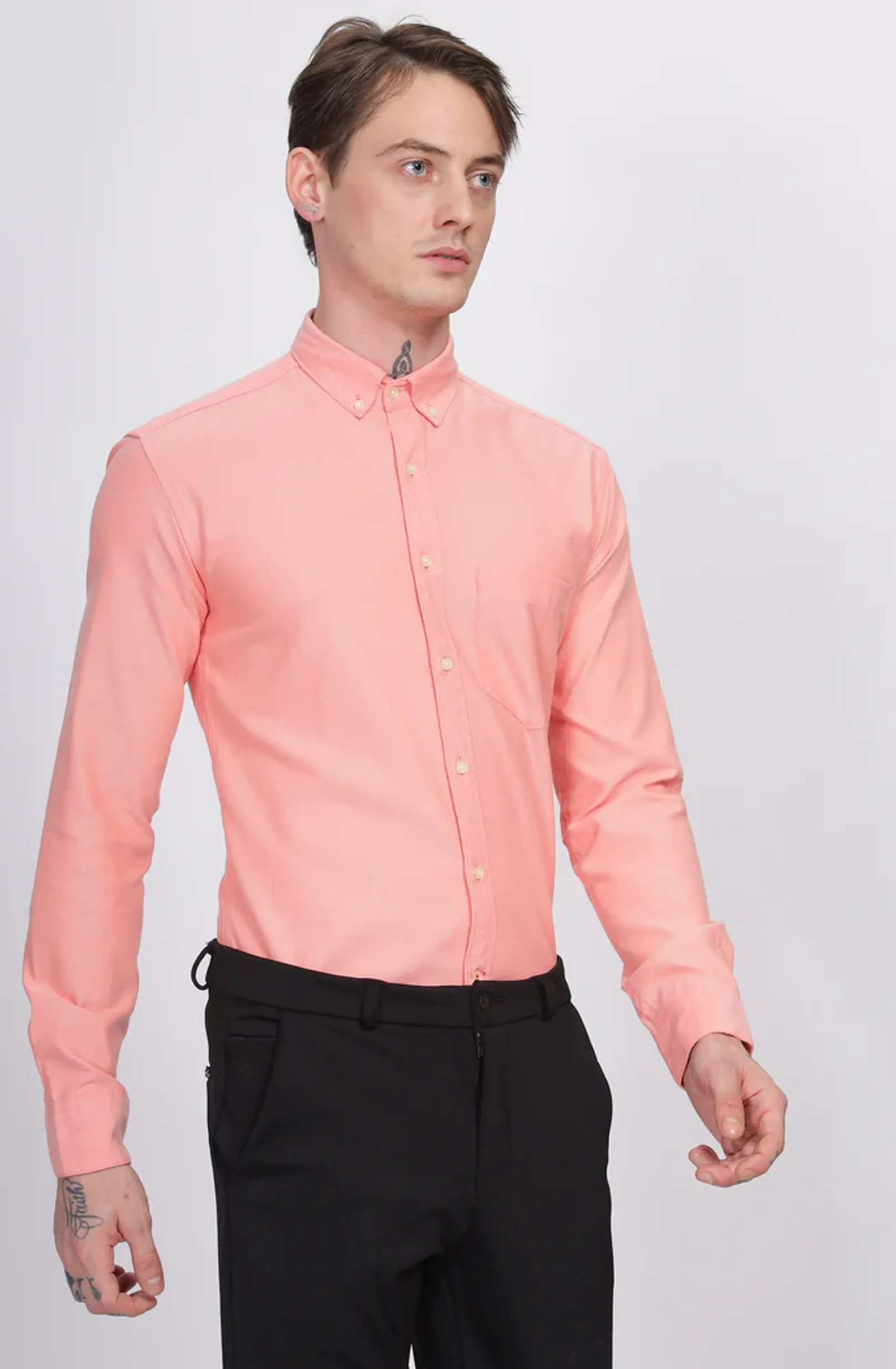 Classic Oxford Peach Formal Shirt