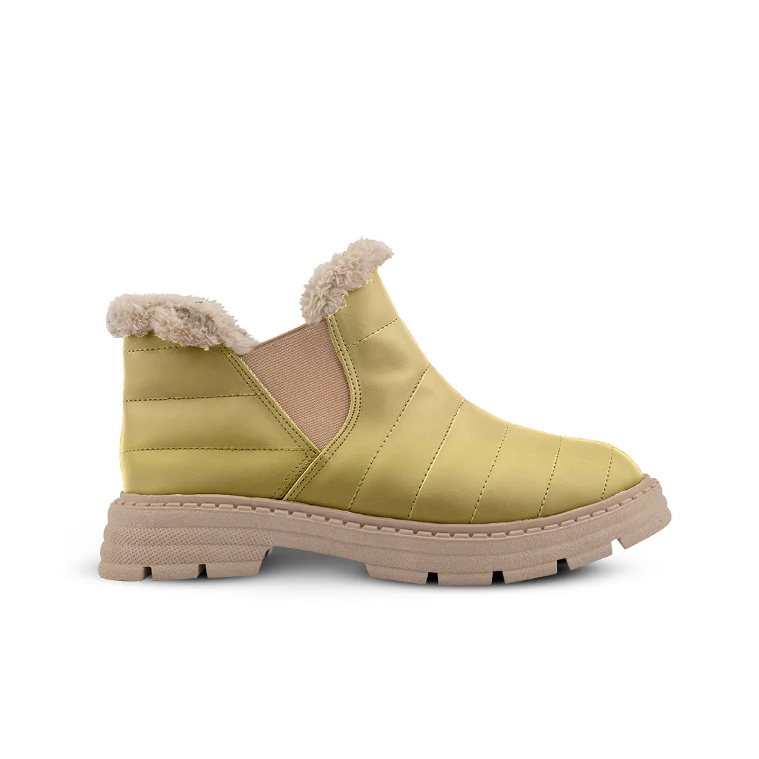 Cozy Step Winter Bootie Gold