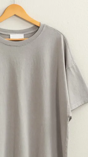 Dream life oversized tee *GREY*