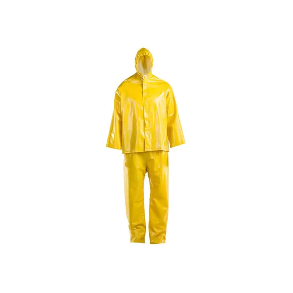 DROMEX HYDRO PVC RAINSUIT COLOUR-YELLOW SIZE- 2XL