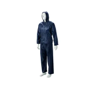 DROMEX NAVY BLUE RUBBERIZED RAIN SUIT SIZE 3XL