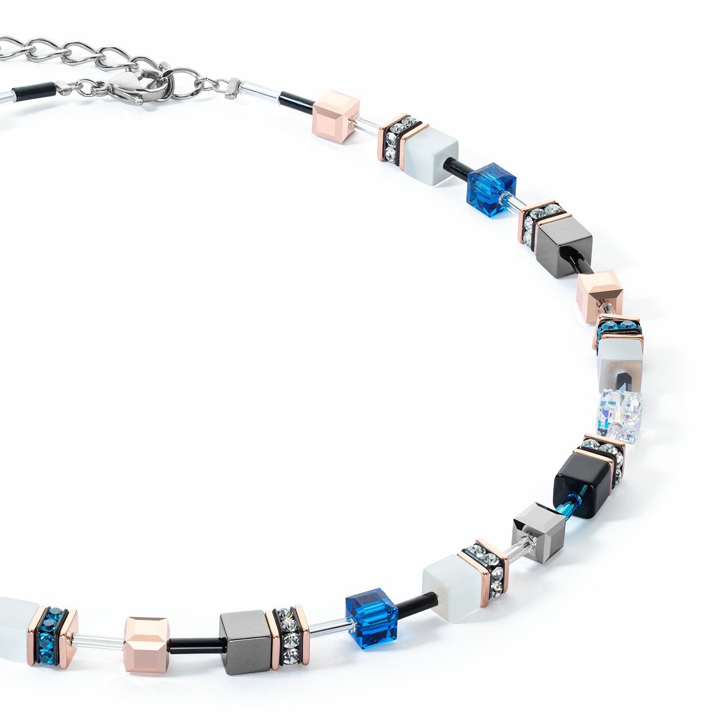 GeoCUBE® Iconic necklace Capri Blue