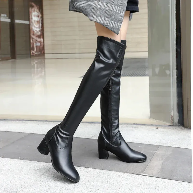 Knee High Long Winter Boots