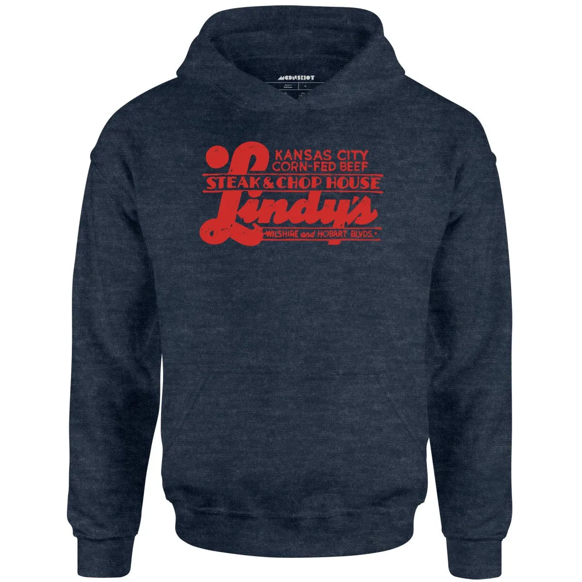 Lindy's Steak & Chop House - Los Angeles, CA - Vintage Restaurant - Unisex Hoodie