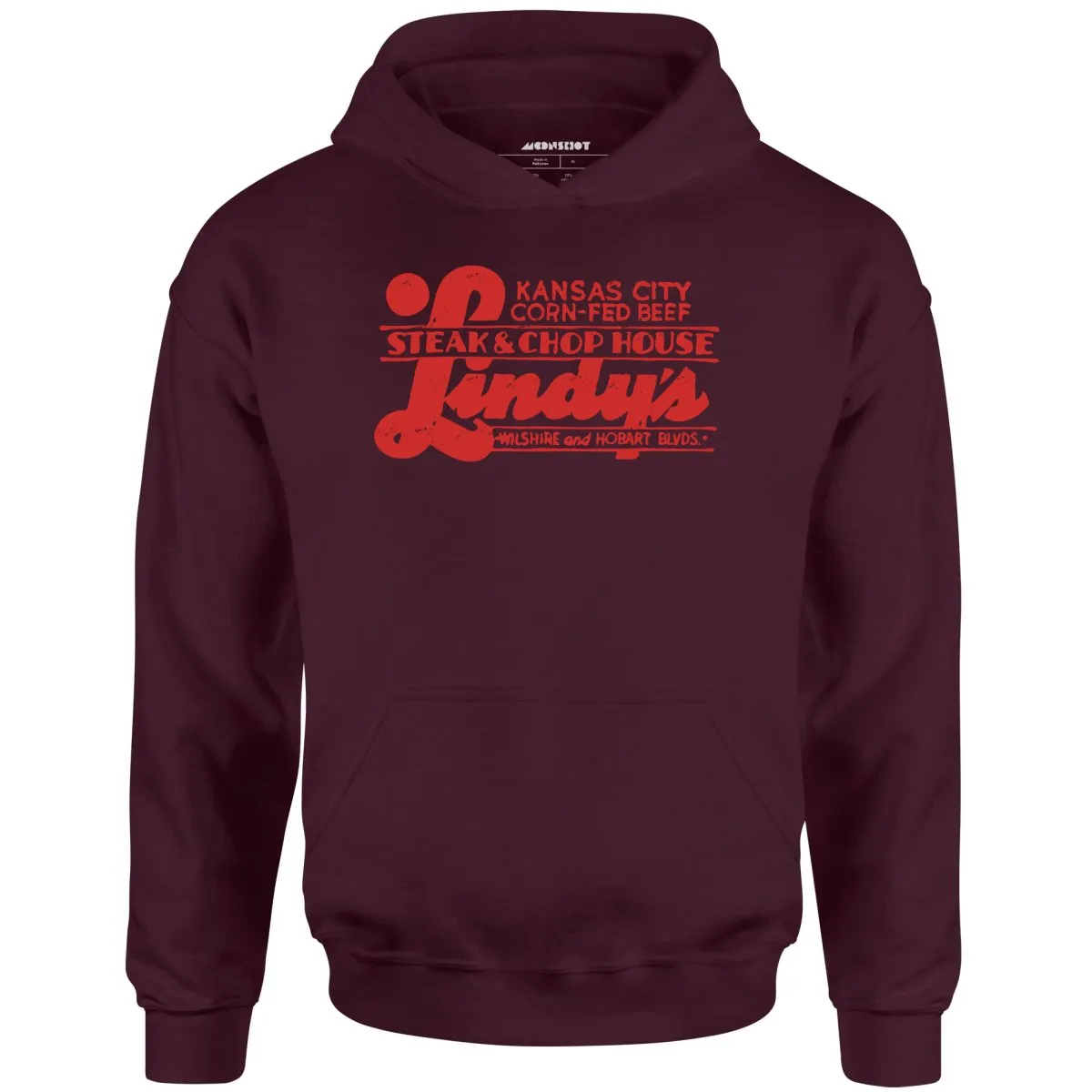 Lindy's Steak & Chop House - Los Angeles, CA - Vintage Restaurant - Unisex Hoodie