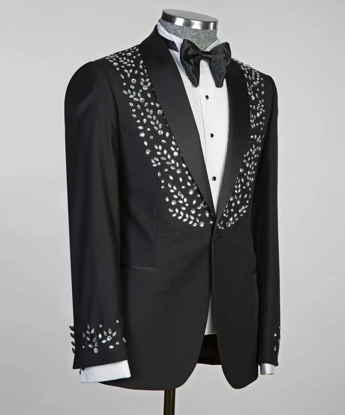 Men’s Black Wesley Tuxedo Suit