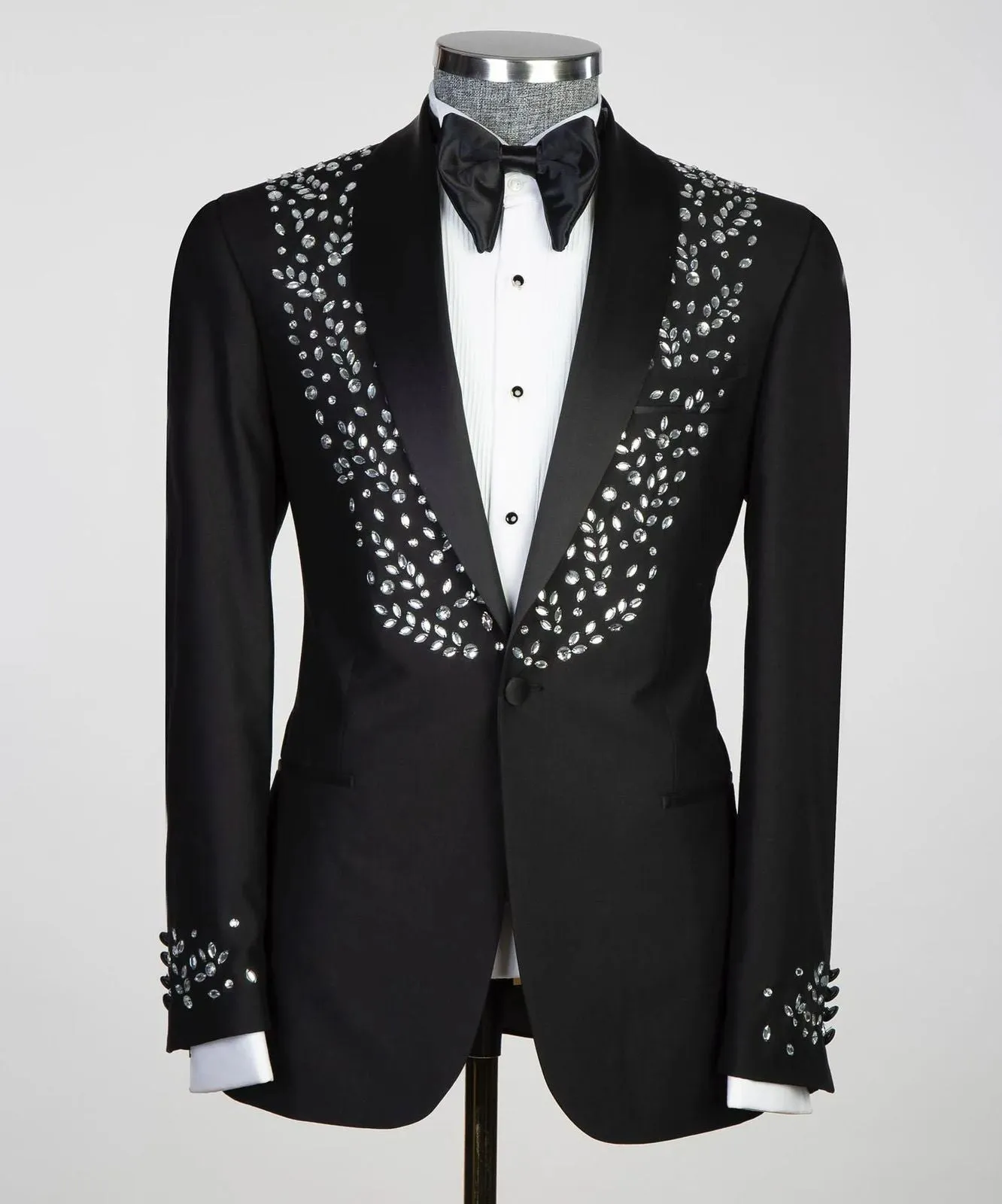 Men’s Black Wesley Tuxedo Suit