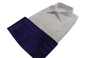 Mens Dark Purple Adjustable Cummerbund