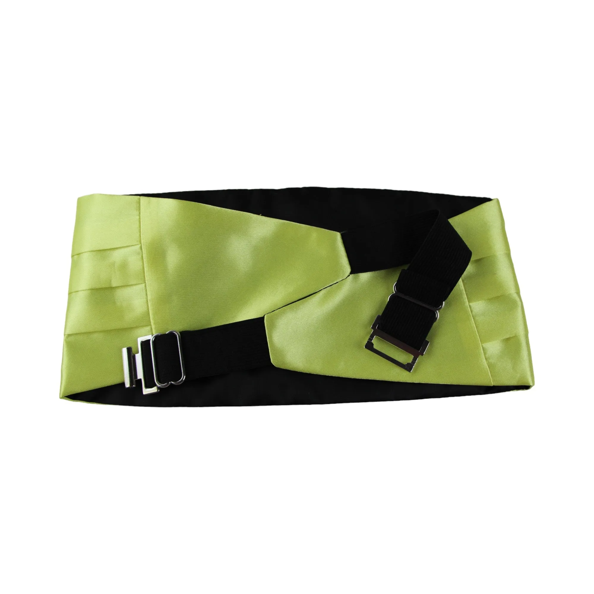 Mens Lime Adjustable Cummerbund