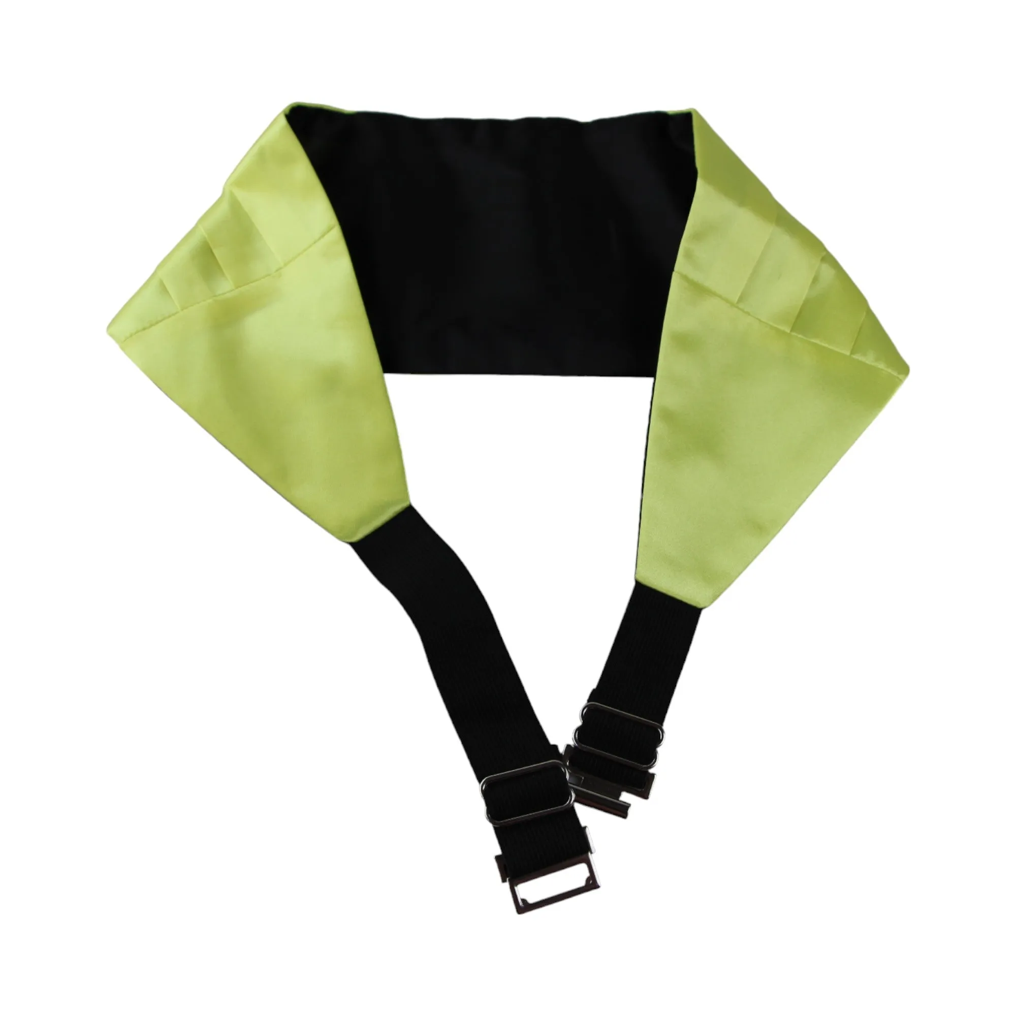 Mens Lime Adjustable Cummerbund