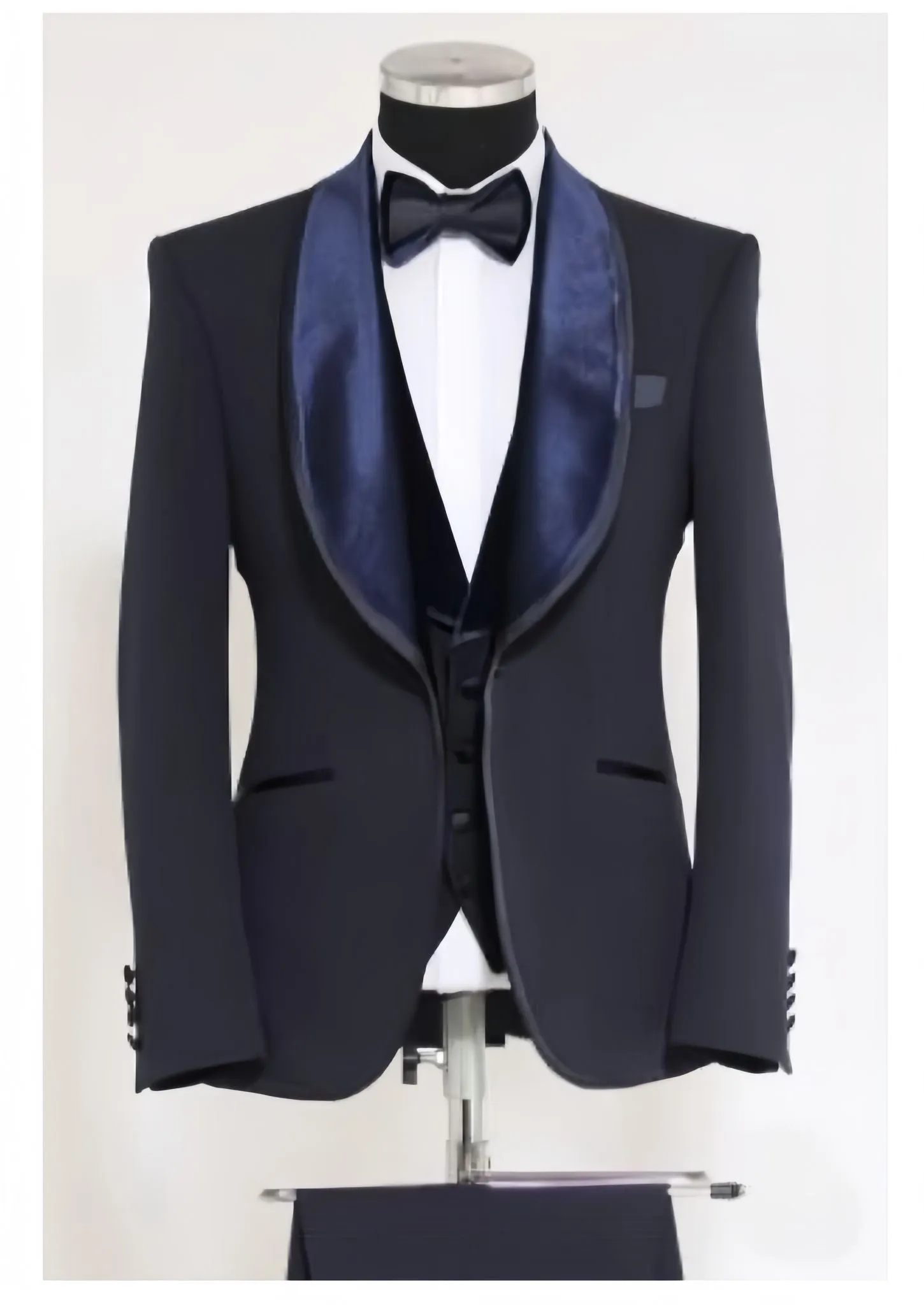 Men's Navy Tuxedo Jacket Wedding