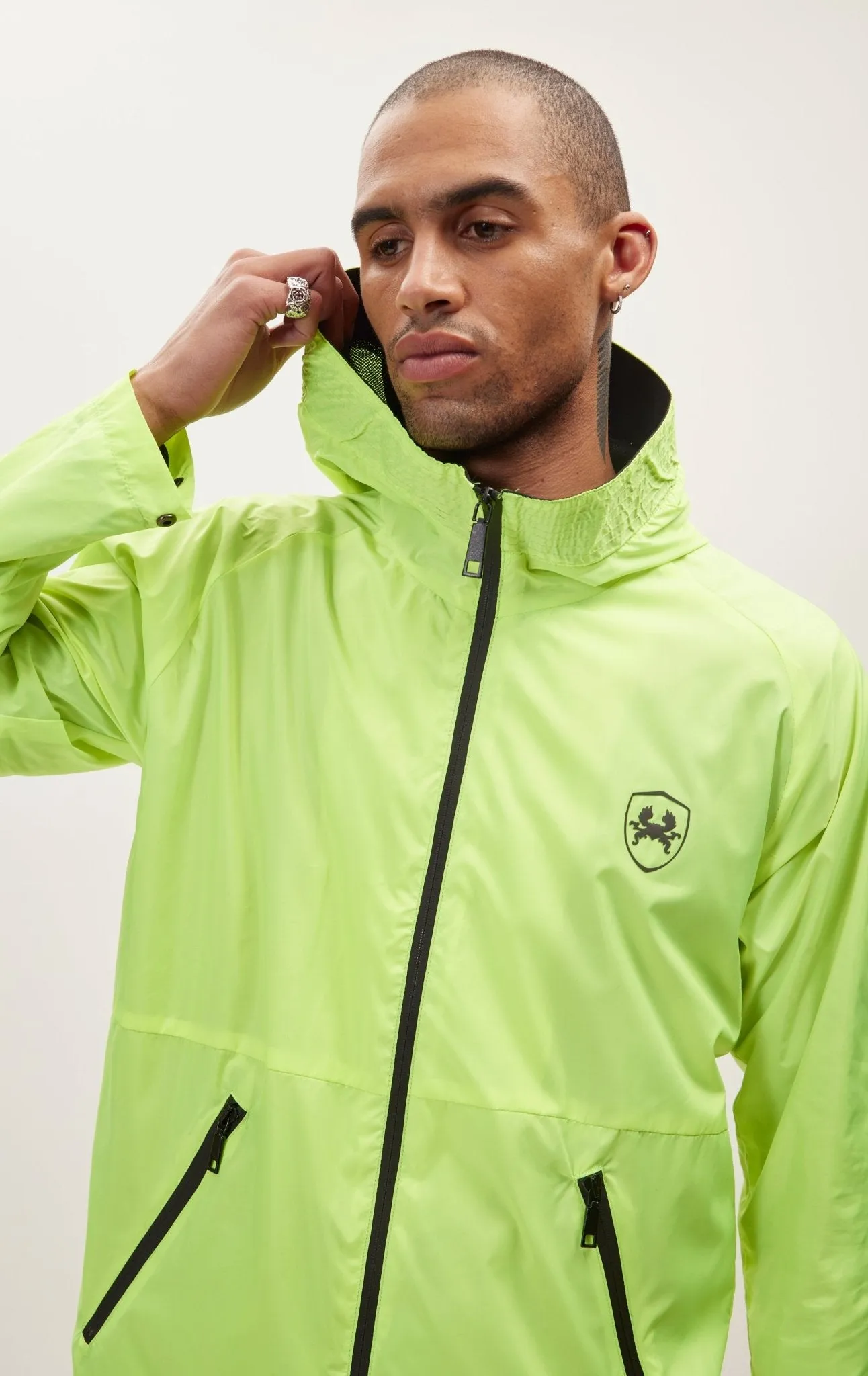 Modern Rain Coat - Neon Yellow