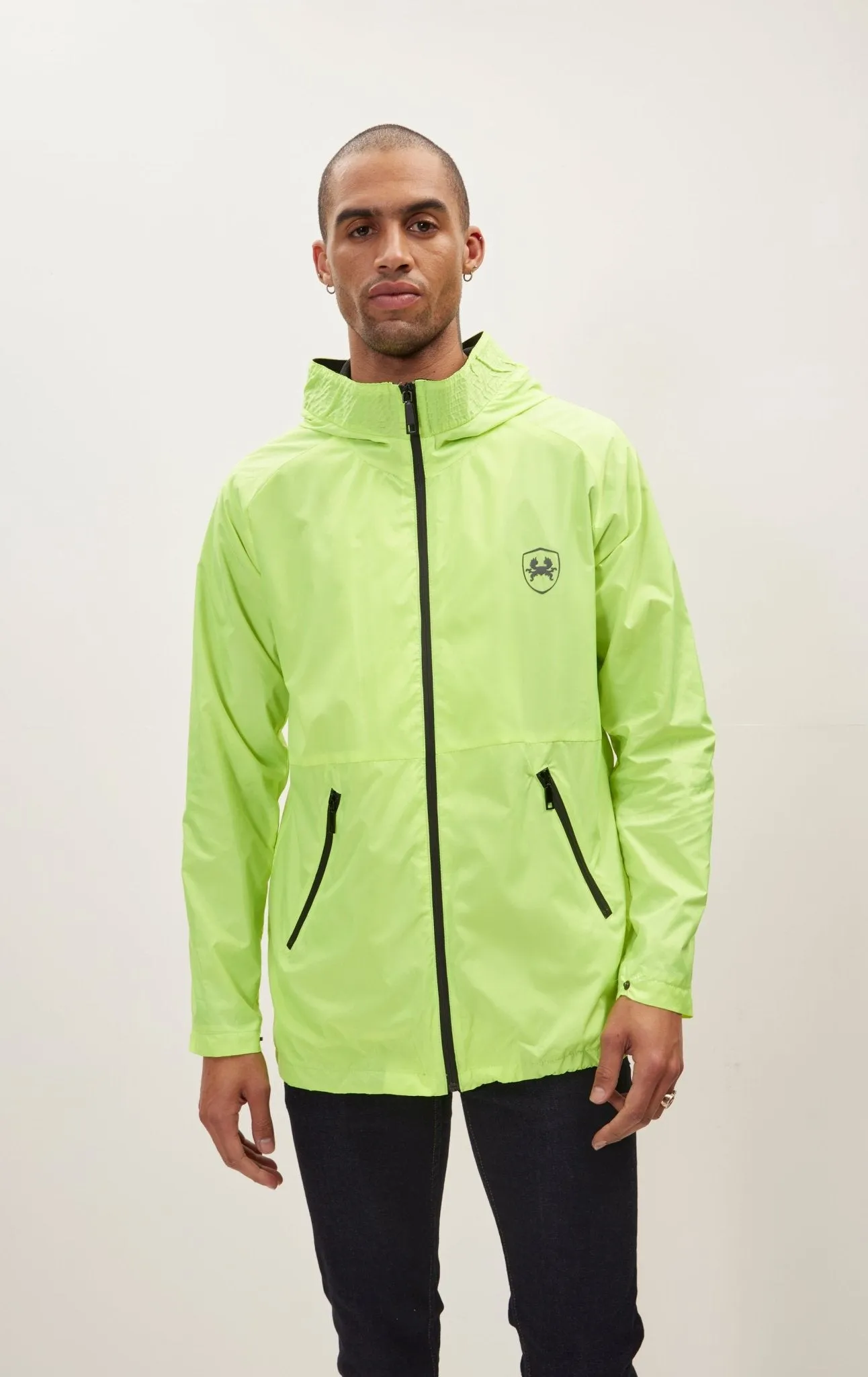 Modern Rain Coat - Neon Yellow