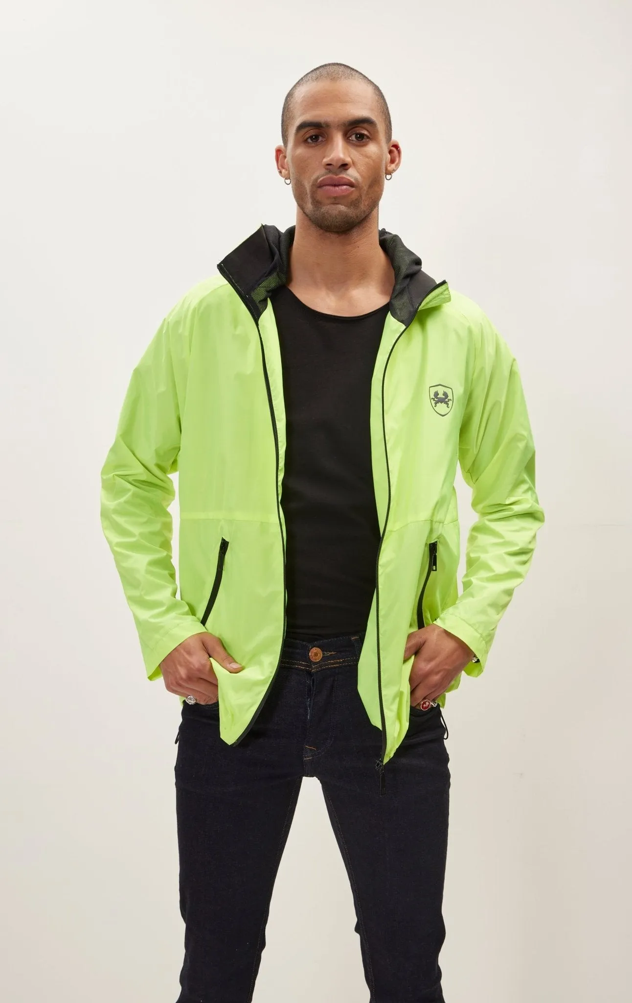 Modern Rain Coat - Neon Yellow