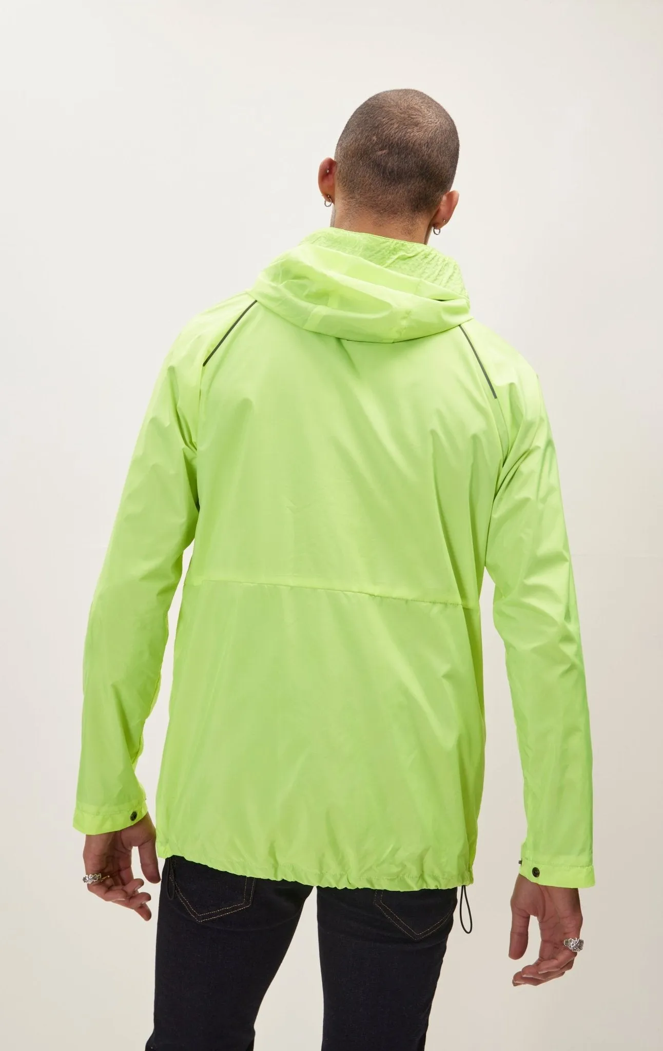 Modern Rain Coat - Neon Yellow