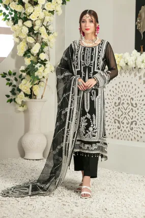 Nina by Tawakkal Semi Stitched 3 Piece Fancy Chiffon Collection'2022-N-6533