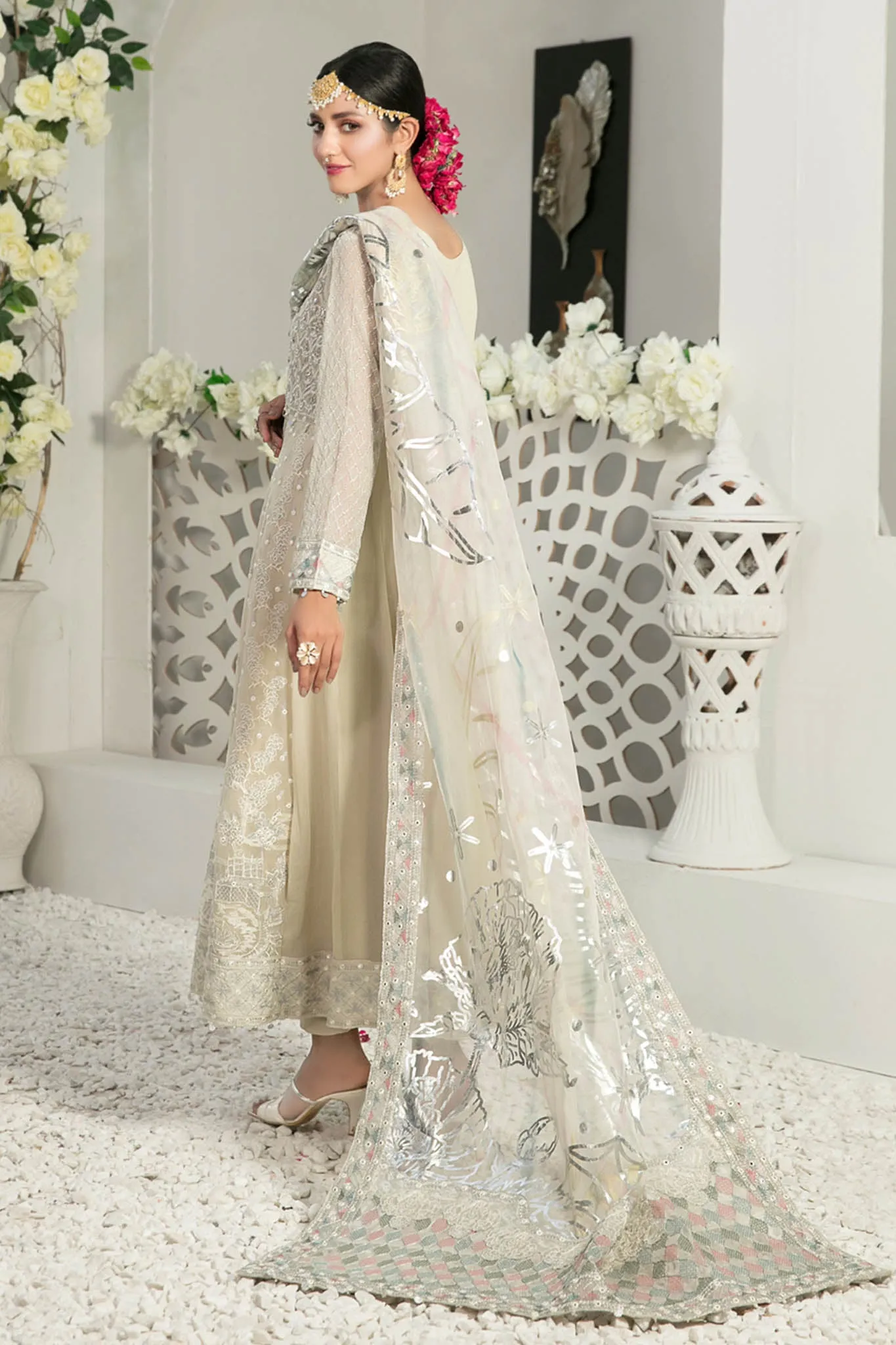 Nina by Tawakkal Semi Stitched 3 Piece Fancy Chiffon Collection'2022-N-6539