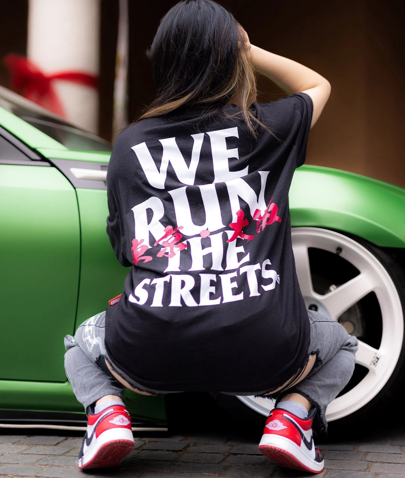 Oversized We Run The Streets Tee