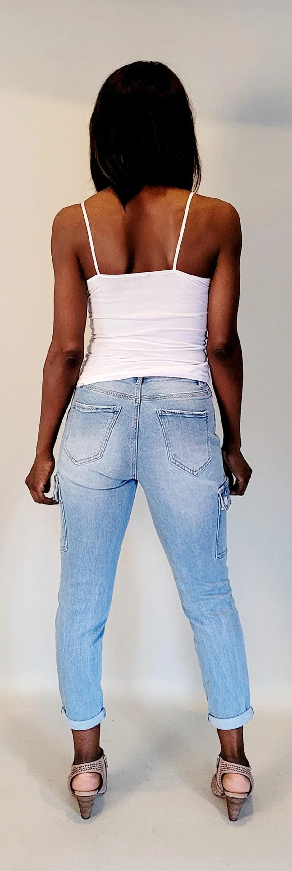 Rhonda Cargo Boyfriend Jeans