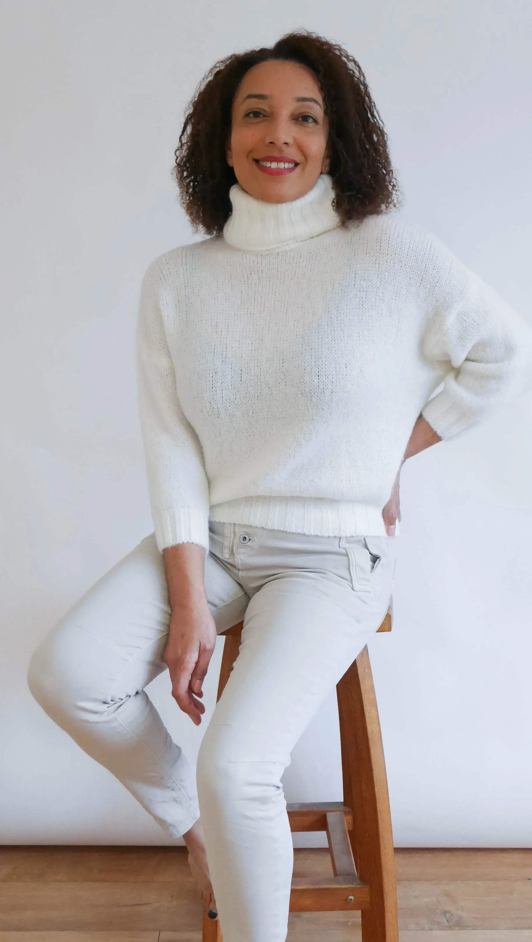 Rosie Knit Winter White