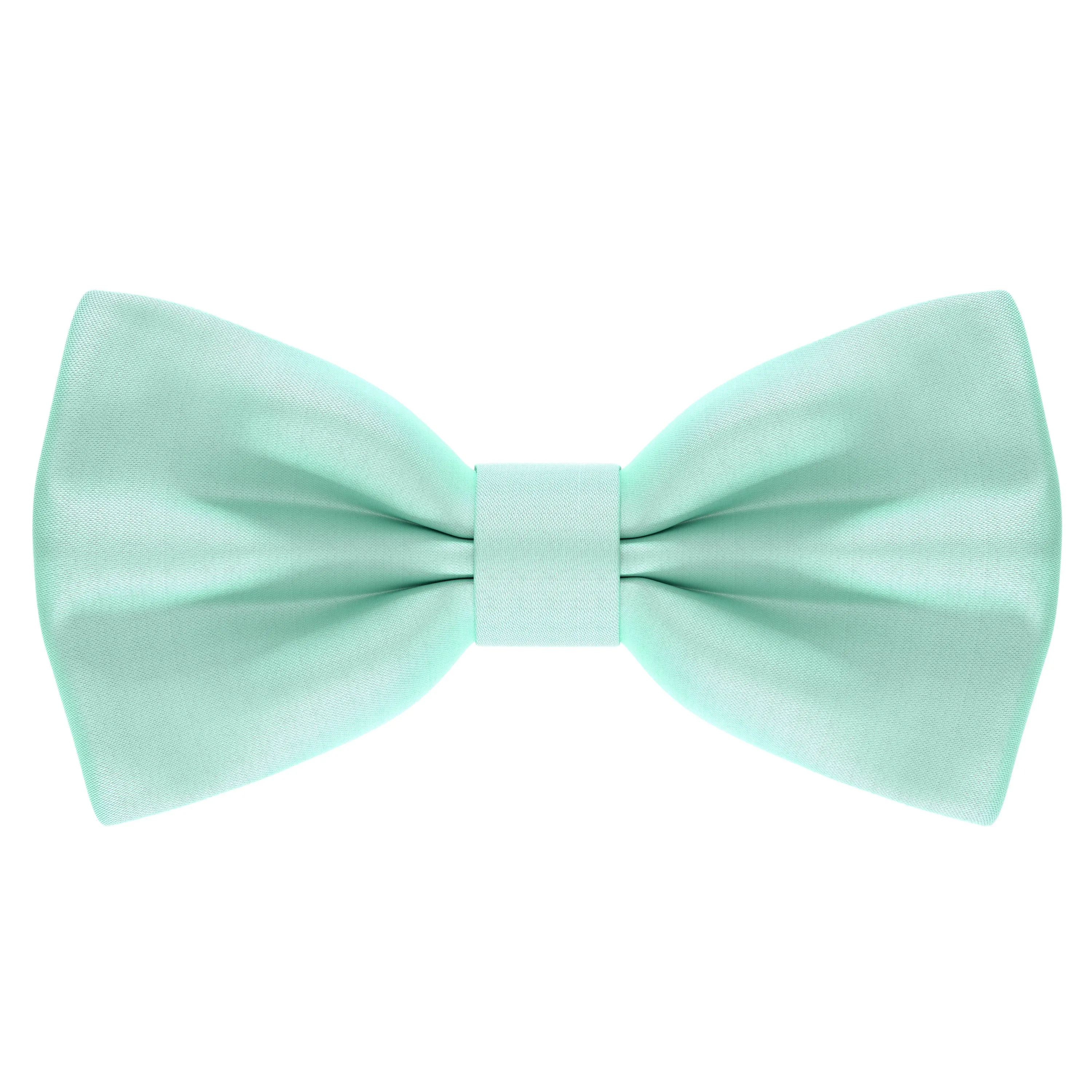 Satin Mint Bow Tie