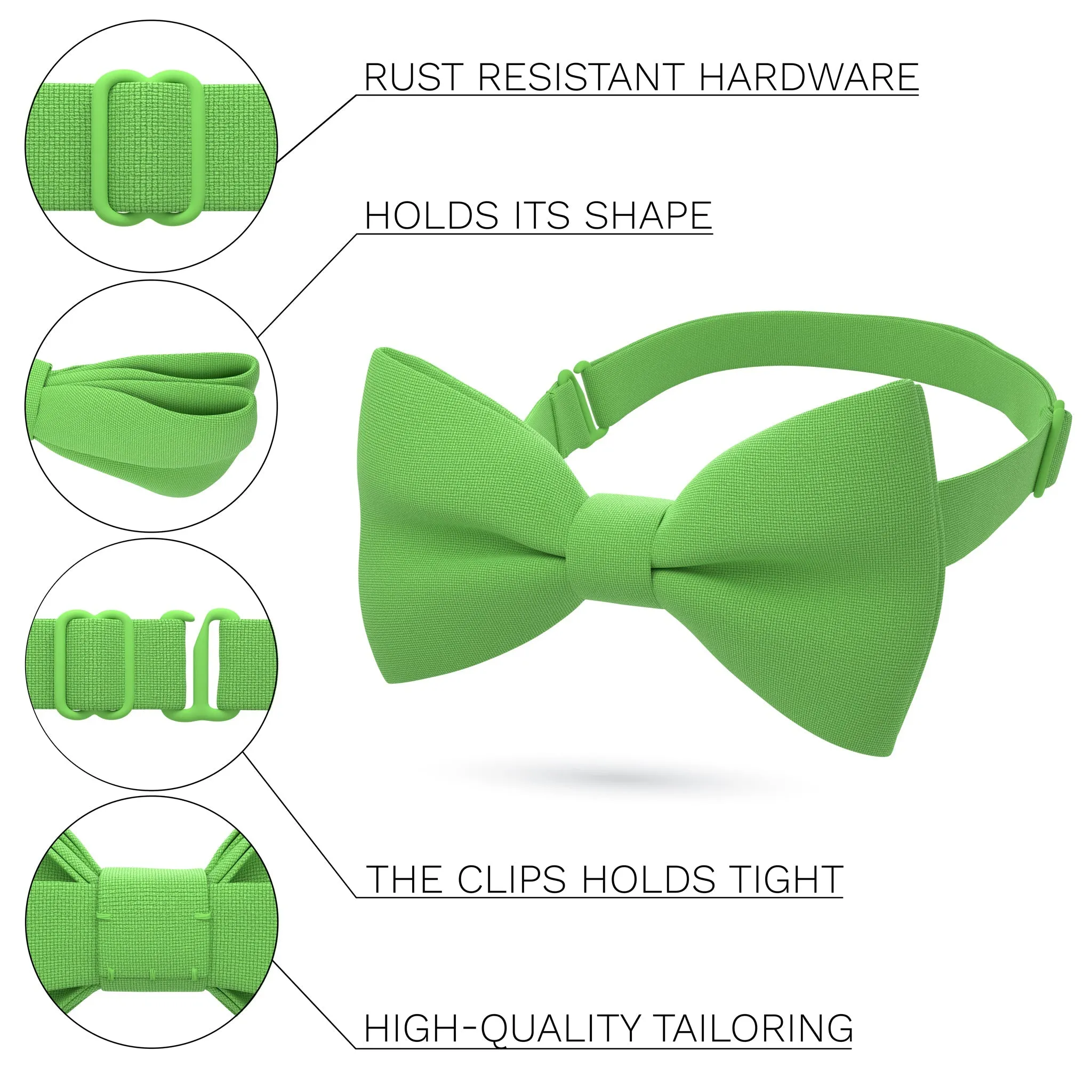 Shamrock Green Bow Tie