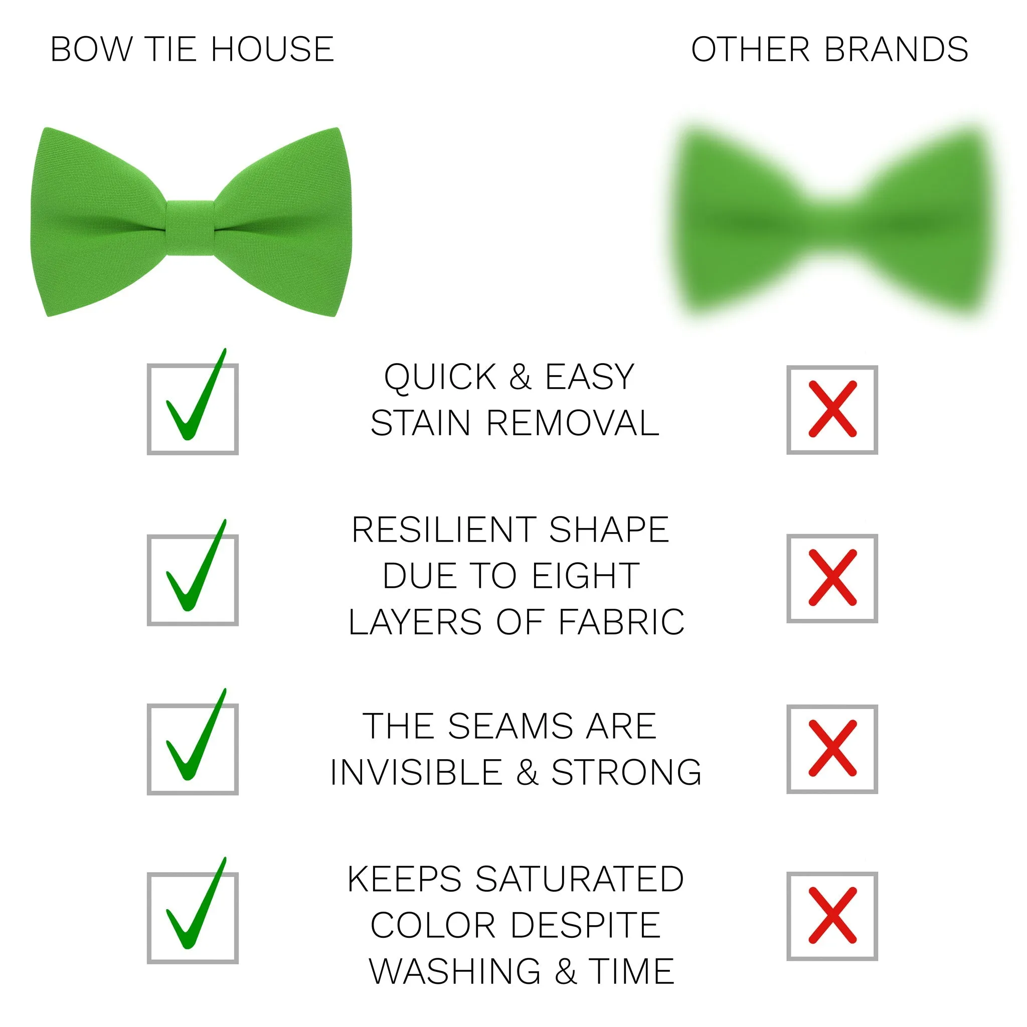 Shamrock Green Bow Tie