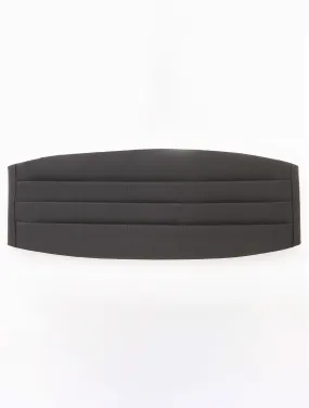 SILK CUMMERBUND - GROSGRAIN