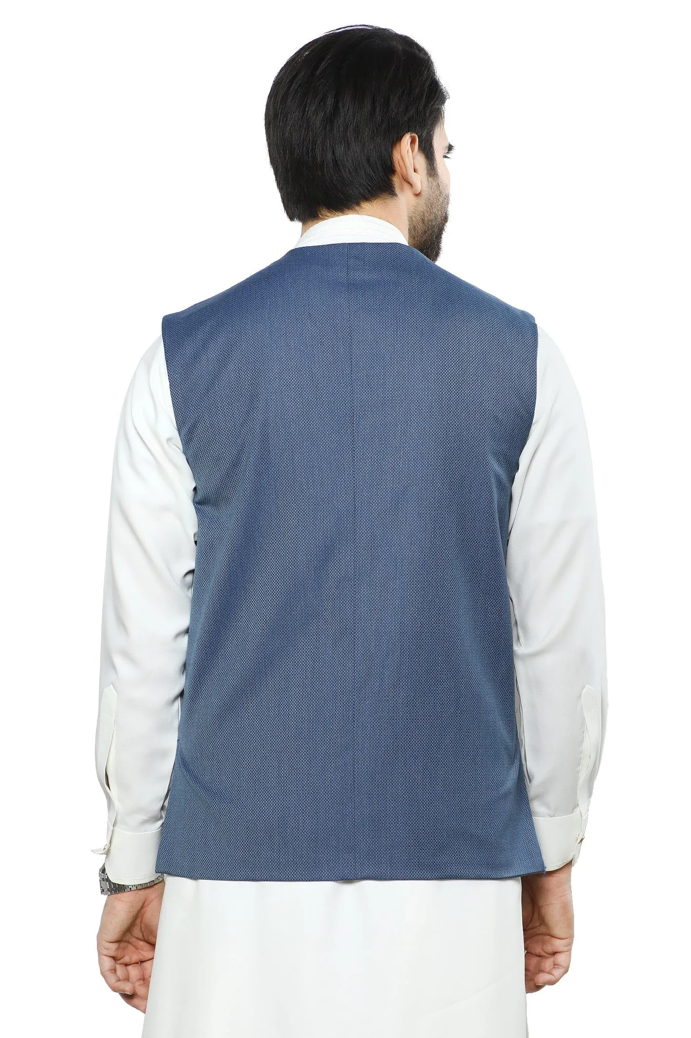 Teal Wash & Wear Waistcoat