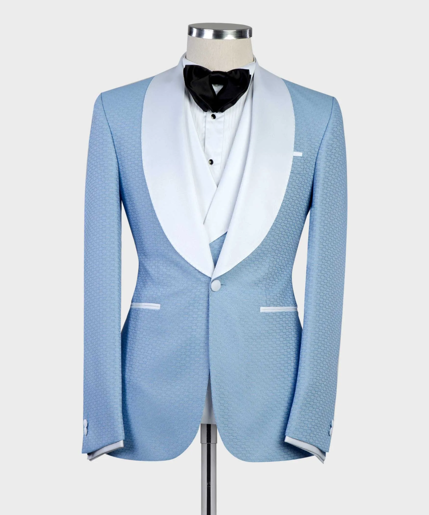 Three Piece Blue Tuxedo