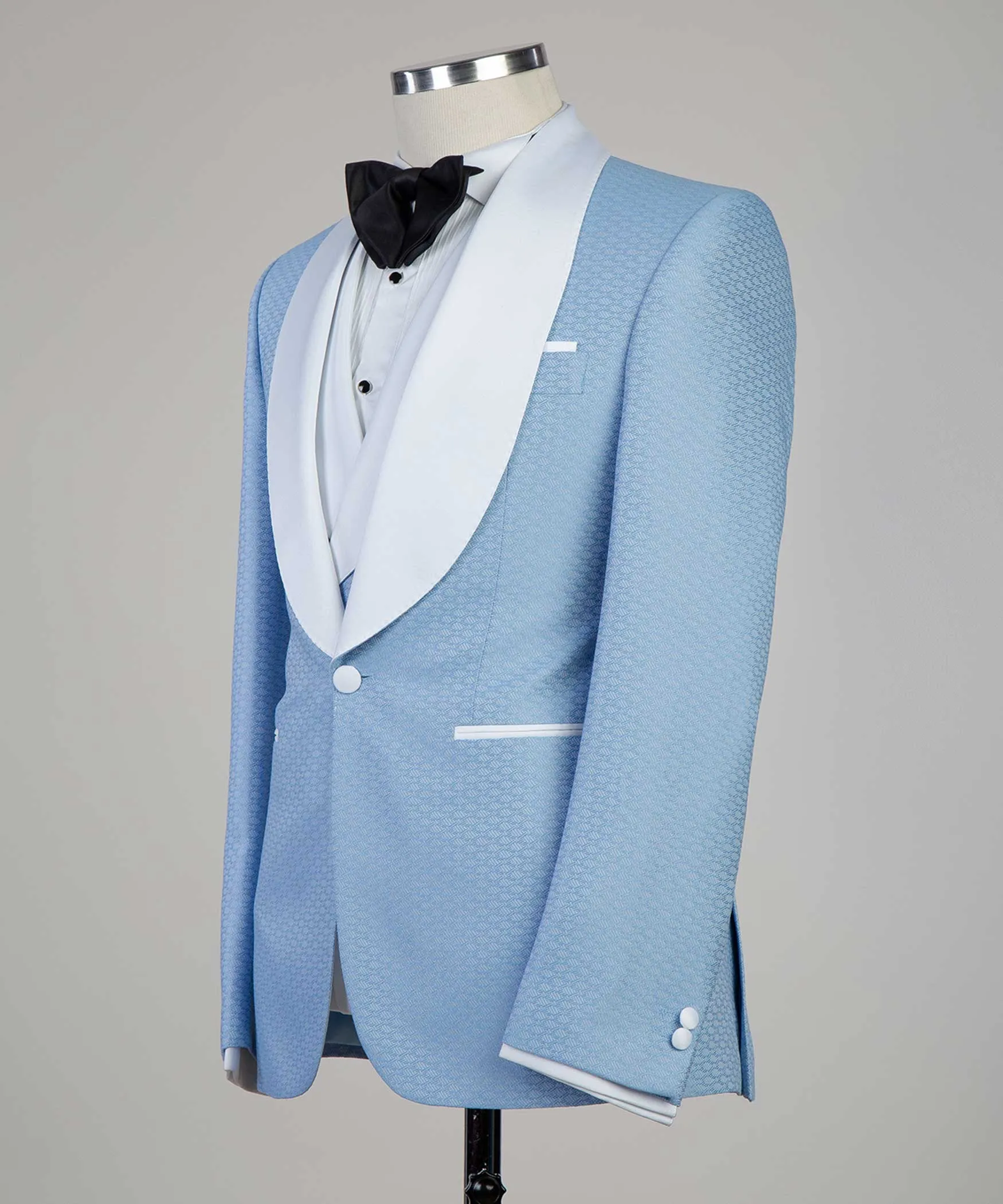 Three Piece Blue Tuxedo