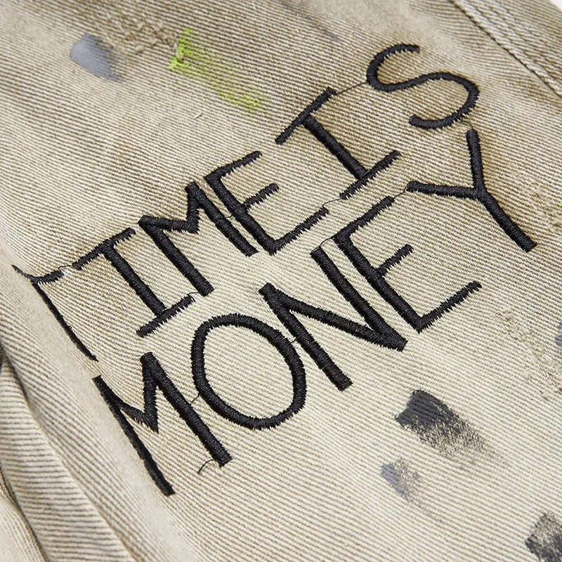 Time is Money Graffiti Jeans