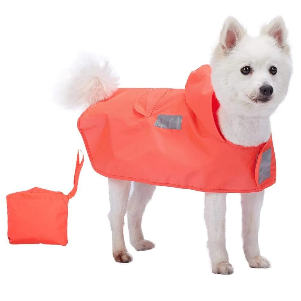 Water Repellent | Reflective Dog Rain Poncho