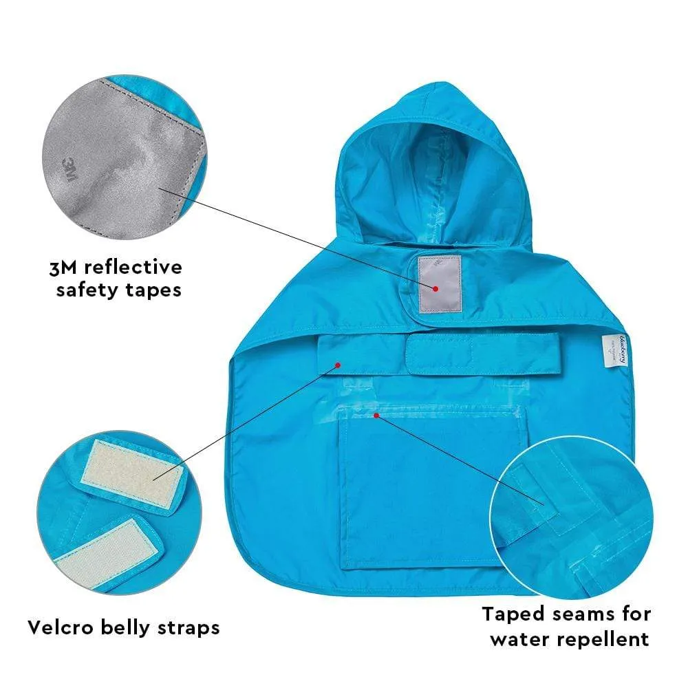 Water Repellent | Reflective Dog Rain Poncho