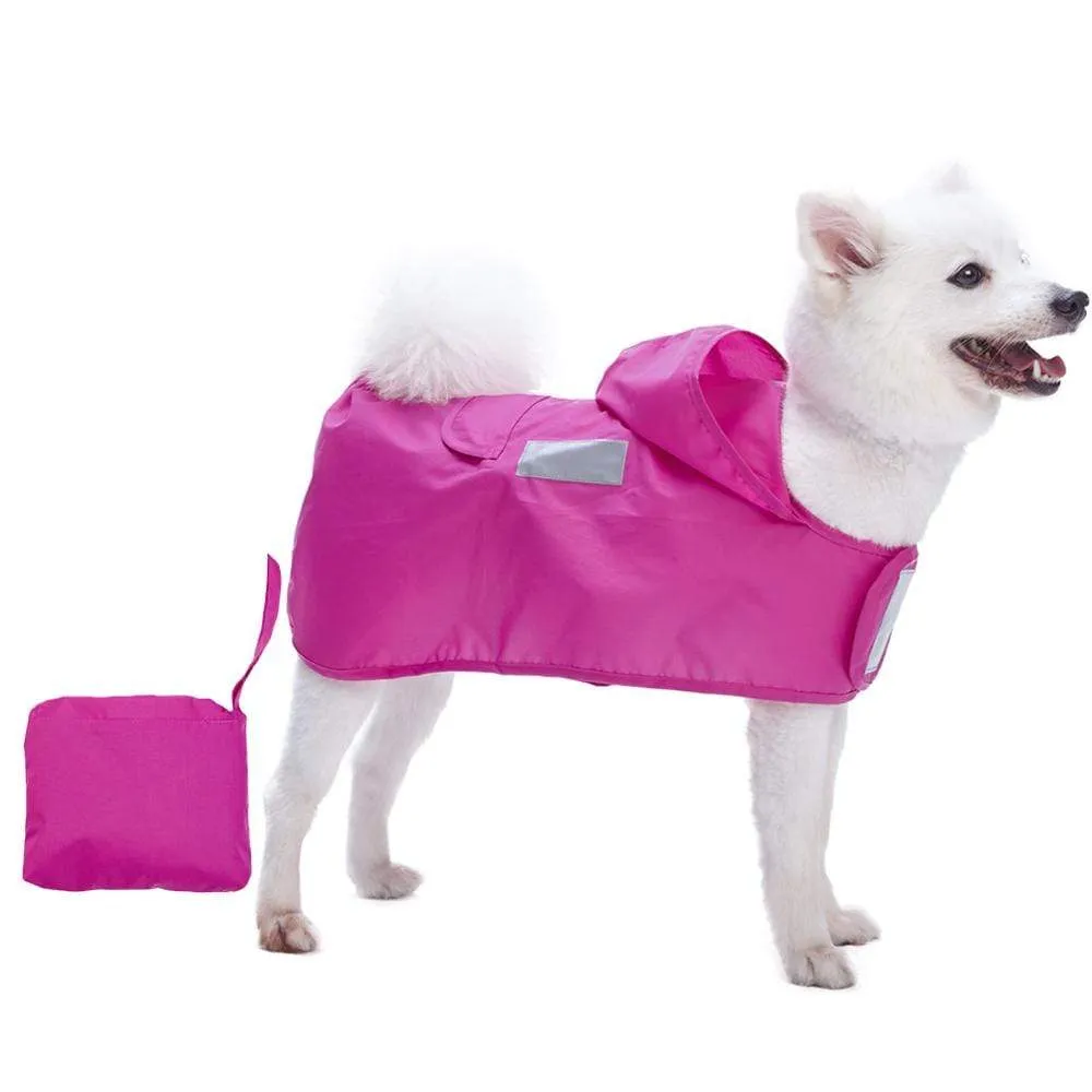 Water Repellent | Reflective Dog Rain Poncho